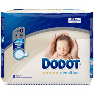 Dodot Sensitive R Nac 0 Hasta 2,5Kg 24Ud