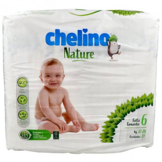 Chelino Nature Pañales Talla 6, 27 Unidades