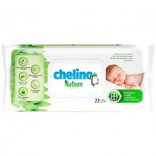 Chelino Nature Toallitas Infantiles, 72 Unidades