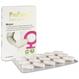 Profaes4 Mujer Suplemento Con Probióticos Para El Sistema Inmunitario 30 Cápsulas