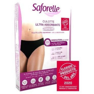 Saforelle Culotte Ultra Absorbante Noir Taille Xl