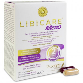 Procare Libicare Meno Suplemento Dietético En Cápsulas Día Y Noche.