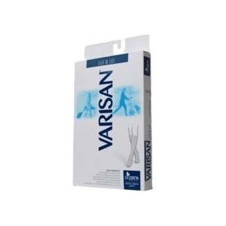 Varisan Media Larga Silicona Negro Compresión Normal Talla 4, 1 Ud