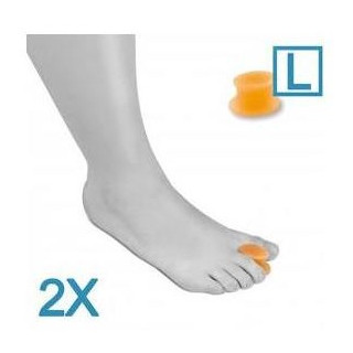 Comforsil Separador Grueso De Silicona Talla L, 2 Uds