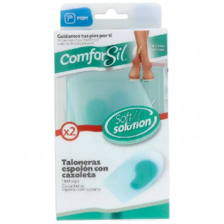 Comforsil Taloneras Con Cazoleta Para Espolón Calcáneo Talla M, 2 Uds