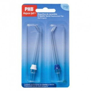 Phb Aqua Jet Boquillas De Recambio Irrigador Bucal Eléctrico, 2 Uds