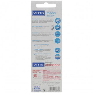 Pack Vitis Cepillo Medio + Pasta Dentífrica Regalo, 1 Ud