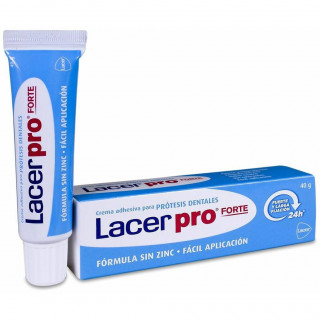 Lacer Pro Fijación Extrafuerte Adhesivo Prótesis, 40 G