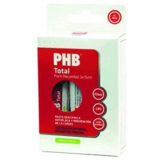 Phb® Pack Recambio Pasta Dental Viaje 3X15Ml