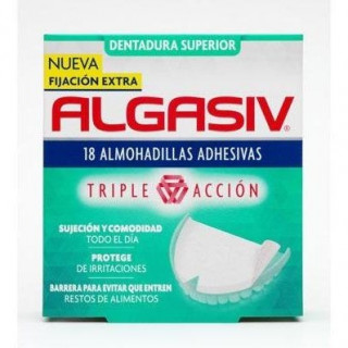 Algasiv Almohadillas Adhesivas Protesis Superior 18Uds