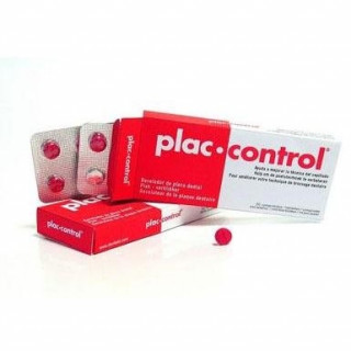 Plac Control Comprimidos Revelador Placa Dental, 20 Comprimidos