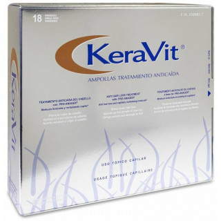 Keravit Ampollas Tratamiento Anticaída 18Uds