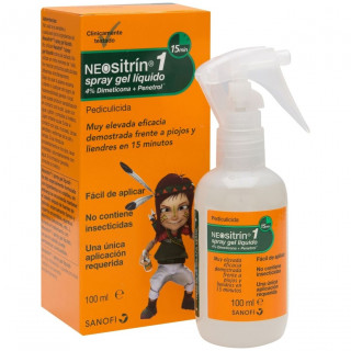 Neositrín Spray Antipiojos Gel Líquido, 100 Ml