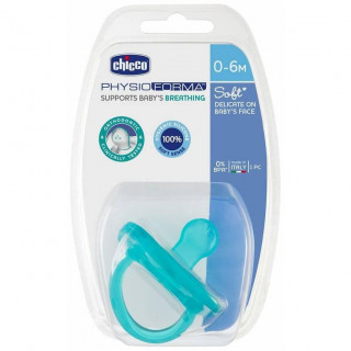 Chicco Chupete Physioforma Soft Orthodontic Silicona +0M Azul 1Ud