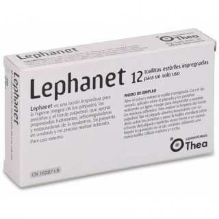 Lephanet 12 Toallitas Limpiadoras Ojos